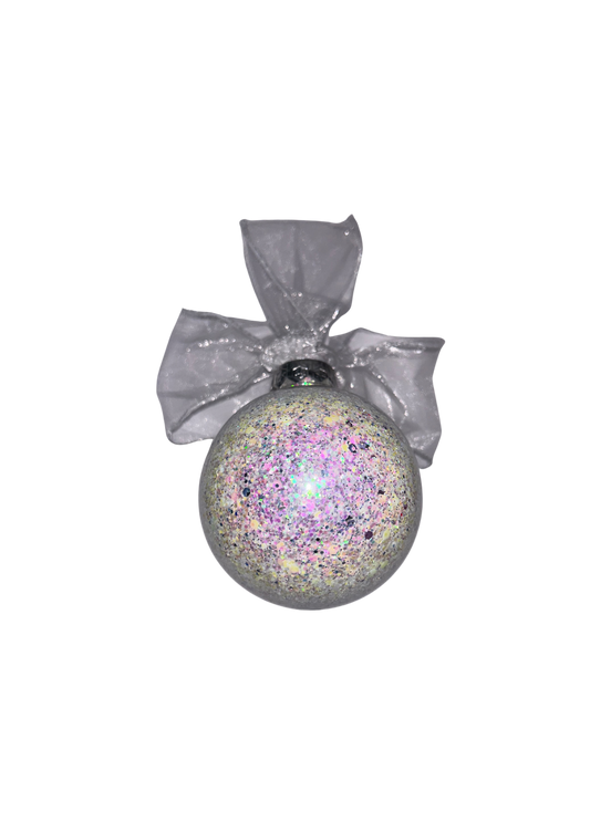 Christmas glitter bauble ornament Christmas decoration