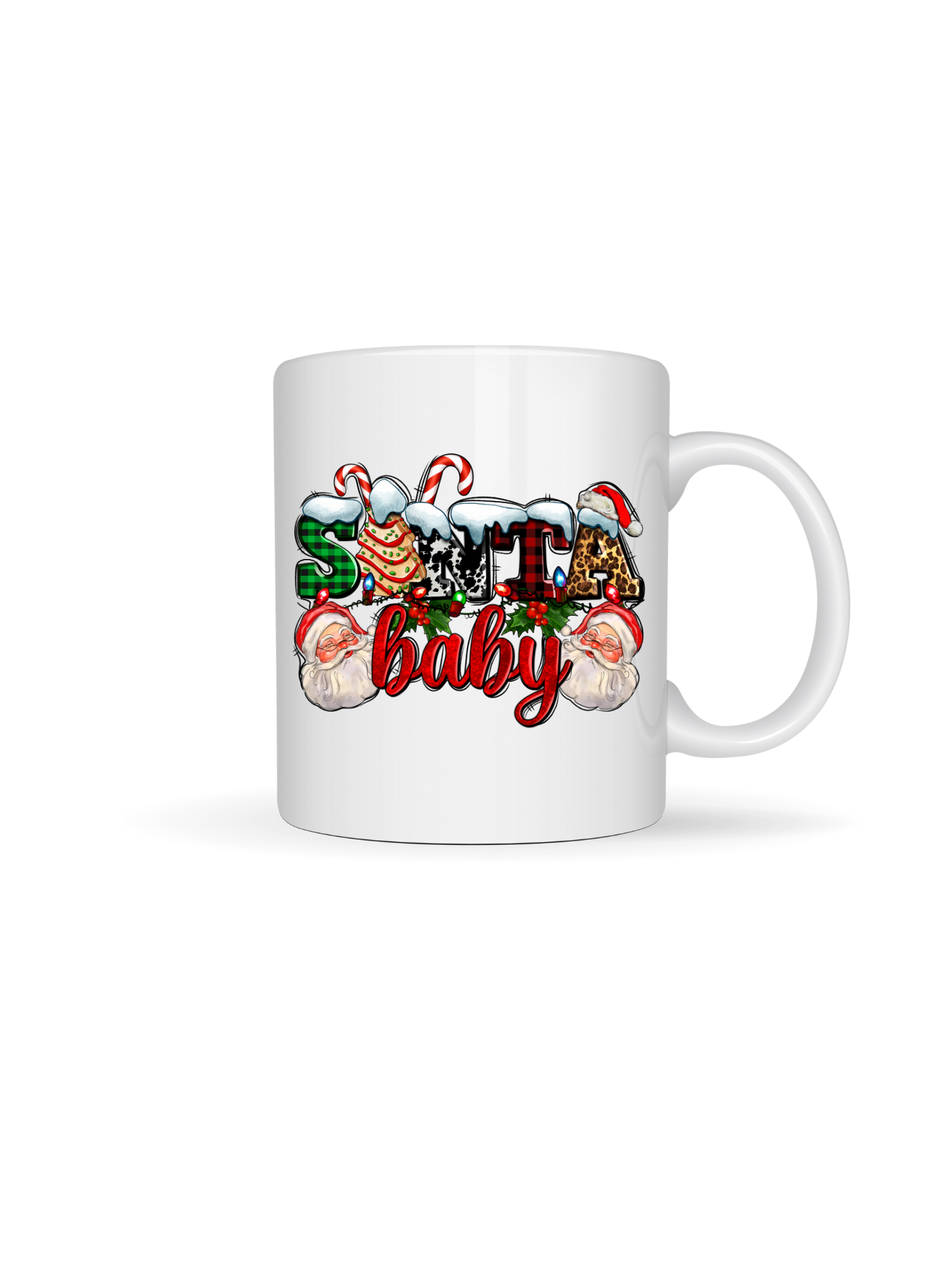 11oz mug Christmas gift idea white ceramic mug